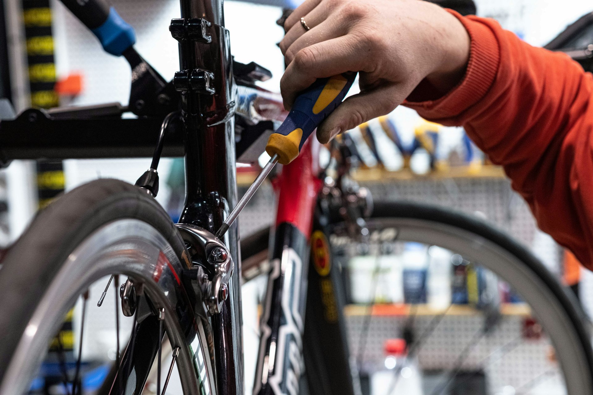 Réglage des freins d'un vélo